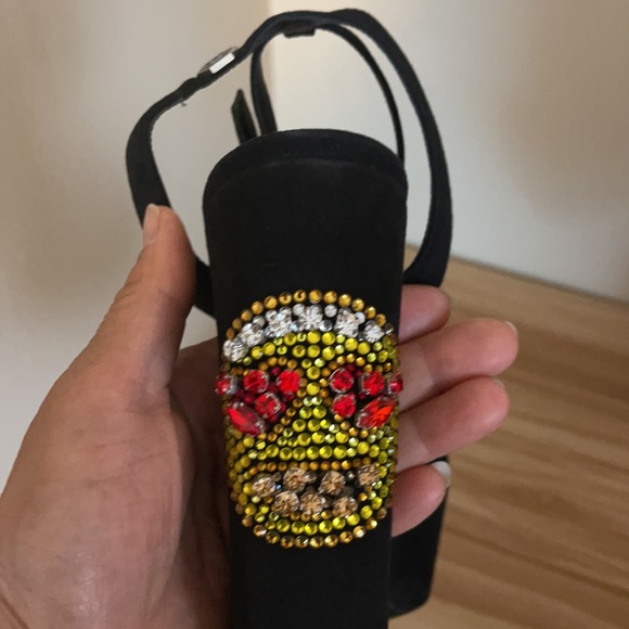 AUTHENTIC Philipp Plein black crystal embellished platform - Picture 7 of 12